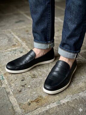 Cole Haan Men's Pinch Weekender Leather Penny Loafers - NWOB